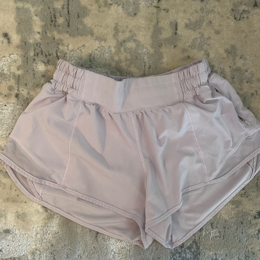 Silver Lilac Lululemon Shorts